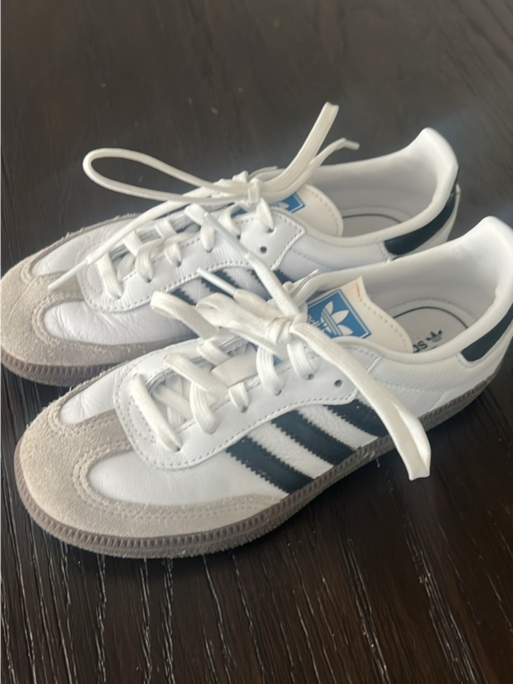 Brand new adidas Samba White Sneakers . Never worn. No box